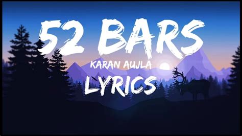 52 bars lyrics